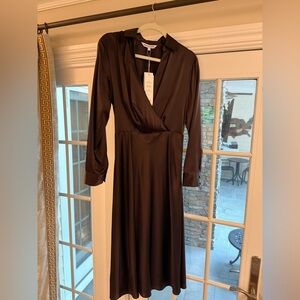 Veronica Beard Otis dress. Chocolate brown. Size 4